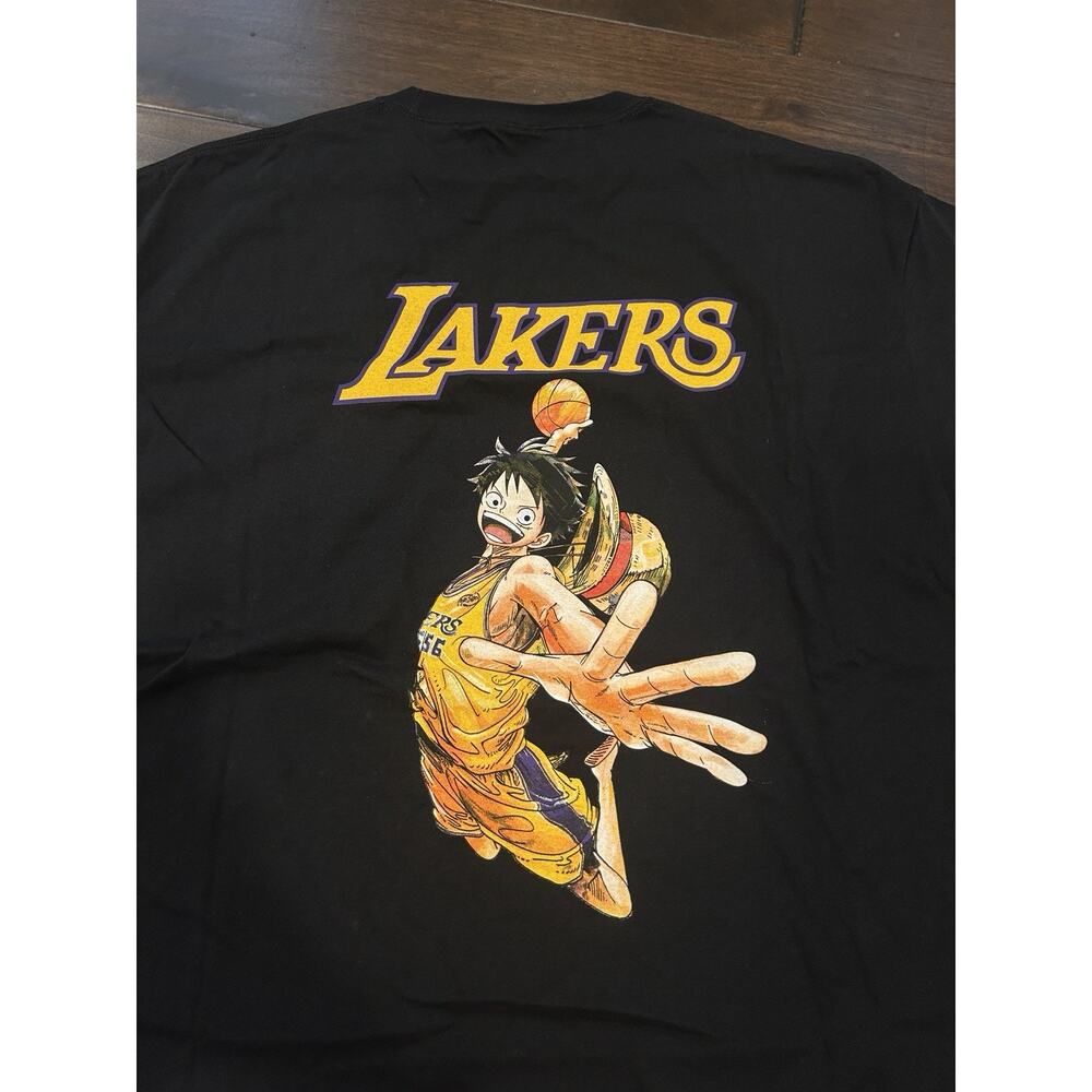 Lakers X One Piece Anime Collab Shirt Limited SGA 2025 Luffy XLarge